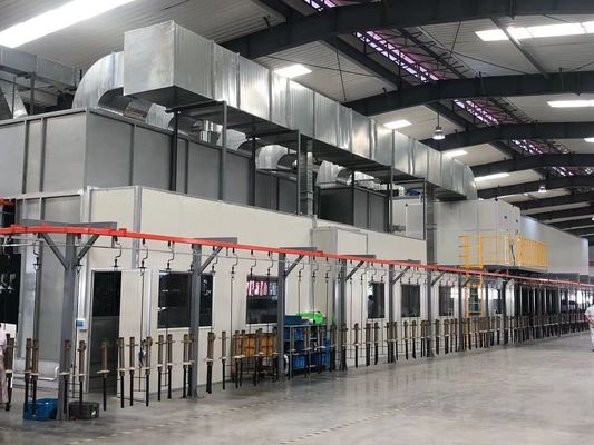 Full-Automatic Overhead Conveyor Powder Coating Line Eliminate Manual Handling Maximize Throughput And Ensure Consistent Powder Coating