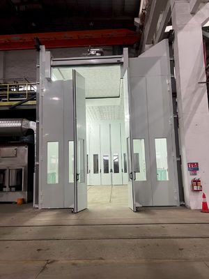 Large Spray Booths for Bus Truck Painting Heavy Duty Truck Paint Baking Room Diesel Heating System Spraying Oven