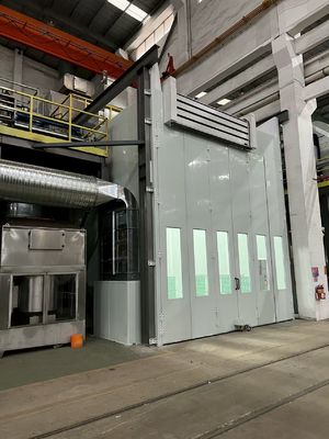 Large Spray Booths for Bus Truck Painting Heavy Duty Truck Paint Baking Room Diesel Heating System Spraying Oven