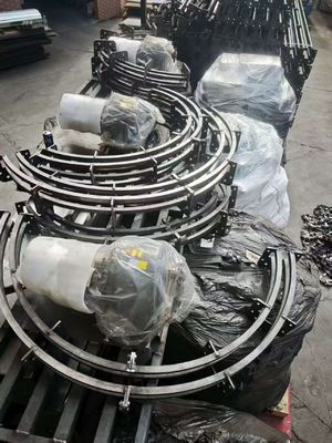 Engineered custom roller coating conveyor chain automated coating system