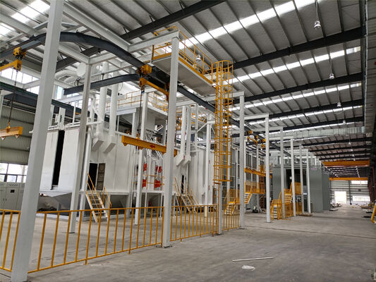 China Manufacturing  Industrial Painting Equipments Painting Line with Conveyor System for Industrial Parts Painting
