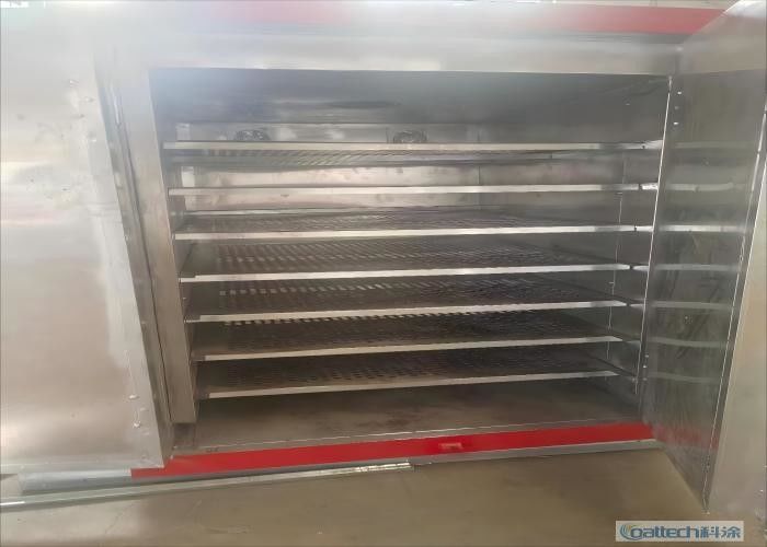 Mobile Short-Wave Infrared Paint Curing Lamp with Ruby-Red Halogen Emitters