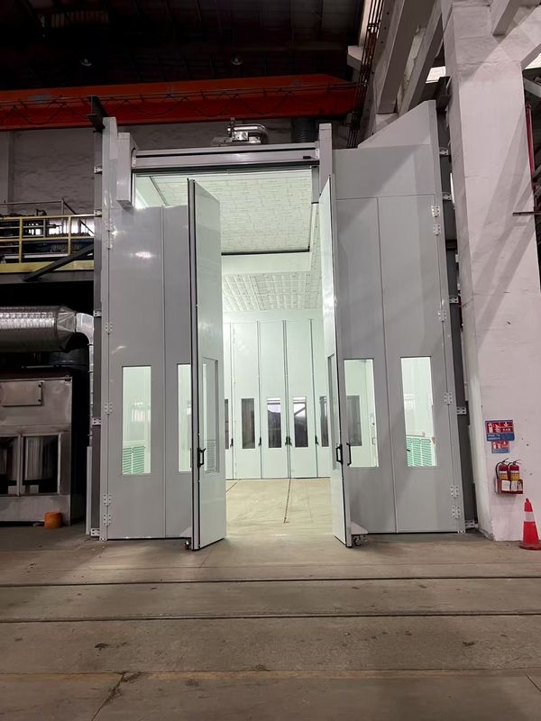 Large Spray Booths for Bus Truck Painting Heavy Duty Truck Paint Baking Room Diesel Heating System Spraying Oven