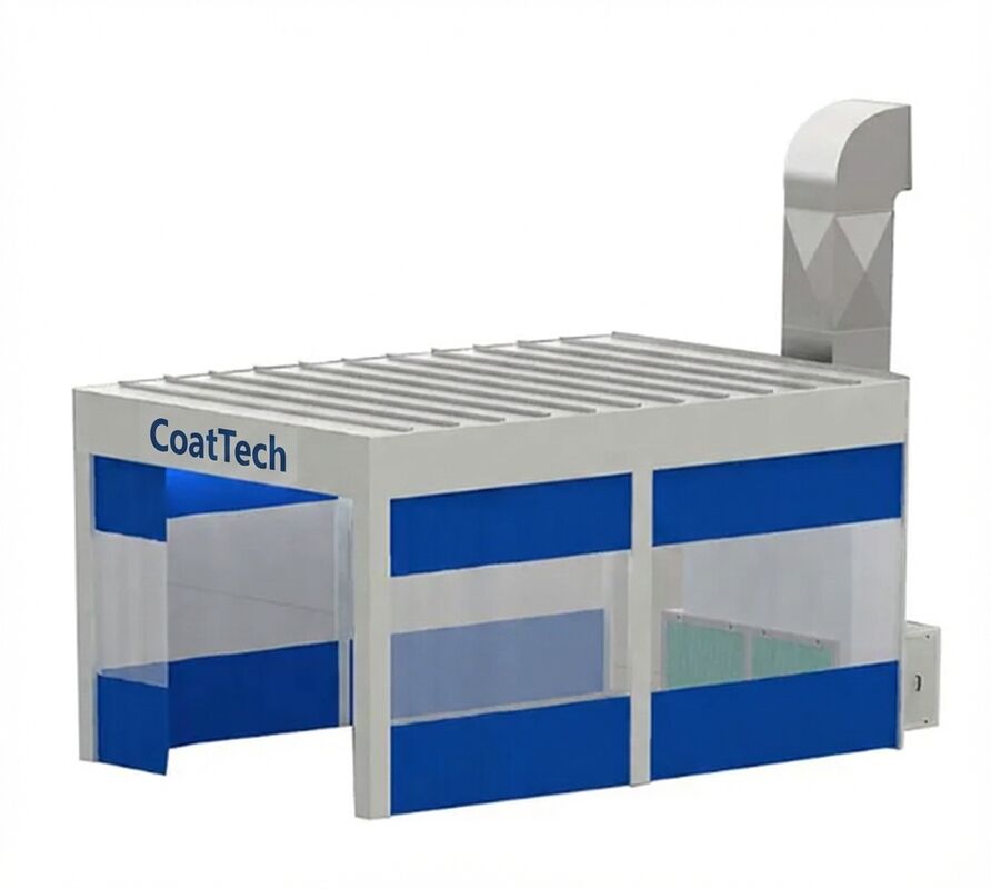 CoatTech Flush-Floor Pit Style Automotive Sanding Bay For High-End Collision Centers