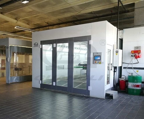 Versatile Auto Paint Booth 10um - 50um Lapisan Outdoor Spray Booth Switch Style