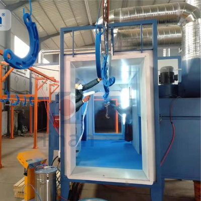 Perlengkapan Cat Overhead Line Conveyor Powder Coat Paint Line Untuk Barang Ringan