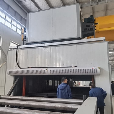 Otomatis Roller Coating Line Powder Coat Spray Paint Manajemen Panas Terintegrasi