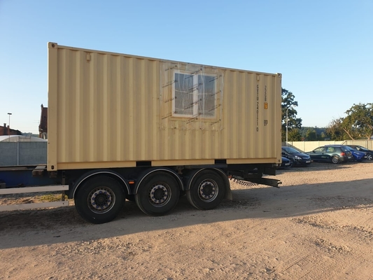 Disesuaikan Kontainer Listrik Mobile Semprot Booth Kontainer Cat Booth Untuk Pemeliharaan Fleksibel