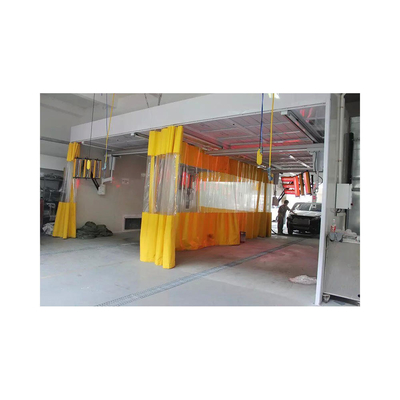 CE Mobile Paint Prep Station Paint Prep Booth 1150mm Untuk Prep Cat Kendaraan