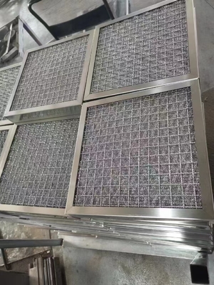 Filter Kabut Minyak Baja Rostless Wire Mesh Pembersihan Udara Industri-Grade