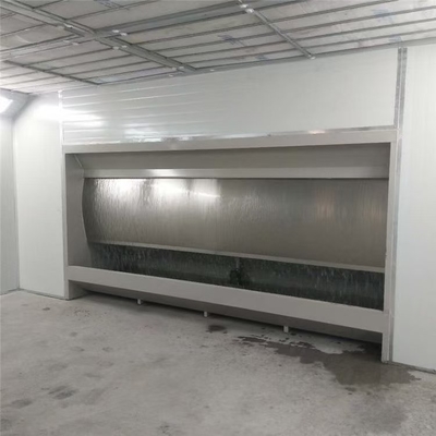 Perlindungan Lingkungan Air Curtain Spray Cabinet Peralatan Pemurnian Kabut Cat Cyclone Water Curtain Booth