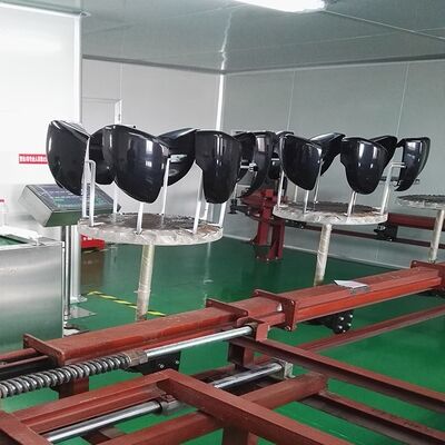 Botol Kaca atau Botol Logam Jalur Produksi Penyemprotan Cat Otomatis Mesin Penyemprotan Cat Otomatis Jalur Penyemprotan Metallik UV