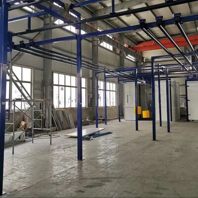 Solusi pelapis khusus untuk produk conveyor tinggi dengan bentuk unik, pelapis jalur produksi