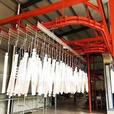 Jalur Powder Coating Otomatis untuk Produksi Pabrik Suku Cadang bervolume Tinggi