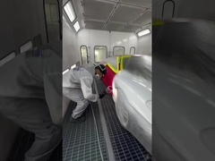 Versatile Auto Paint Booth 10um - 50um Lapisan Outdoor Spray Booth Switch Style