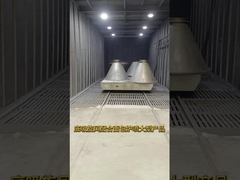 220V Overhead Conveyor Electrostatic Painting Line Fine Line Powder Coating Untuk Barang Ringan Kecil