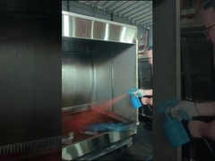 FEW-10 Kabinet Tirai Air Lingkungan Bilik Semprot Cat Air Terjun Kecil