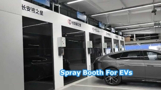 Sistem Spray Booth & Prep Station untuk Pusat Layanan EV Kelas Atas