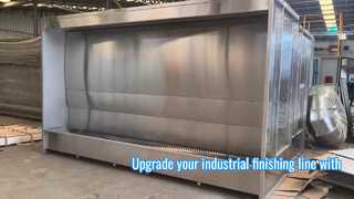 Bilik Semprot Tirai Air Stainless Steel Premium | Peralatan Cerdas CoatTech